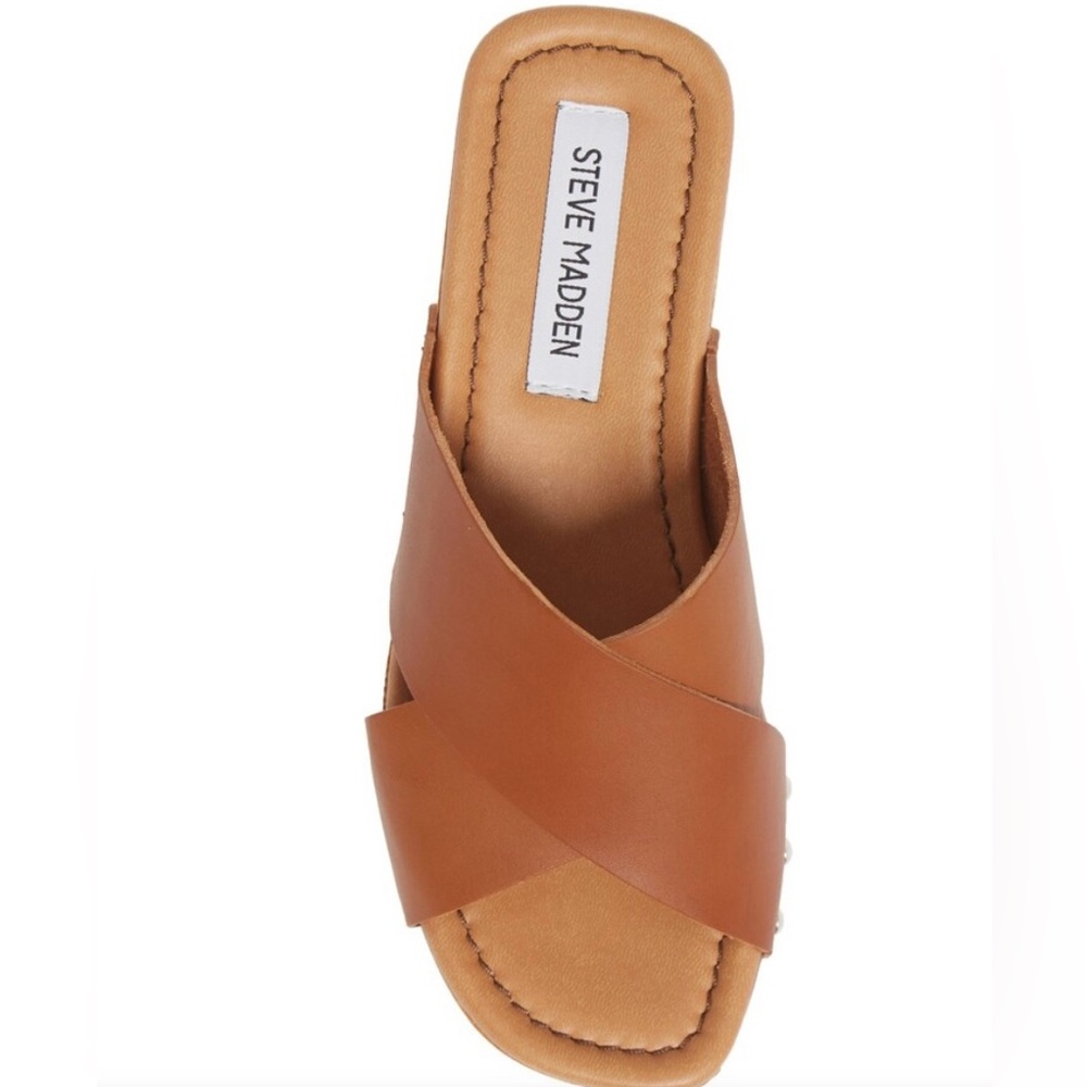 Steve Madden Women's Bryna wood clog Sandal - Picture 3 of 8